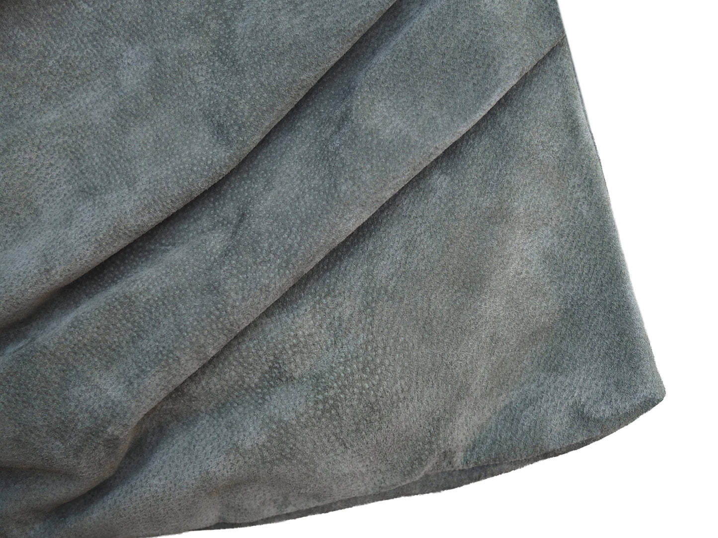 Draped leather bag
