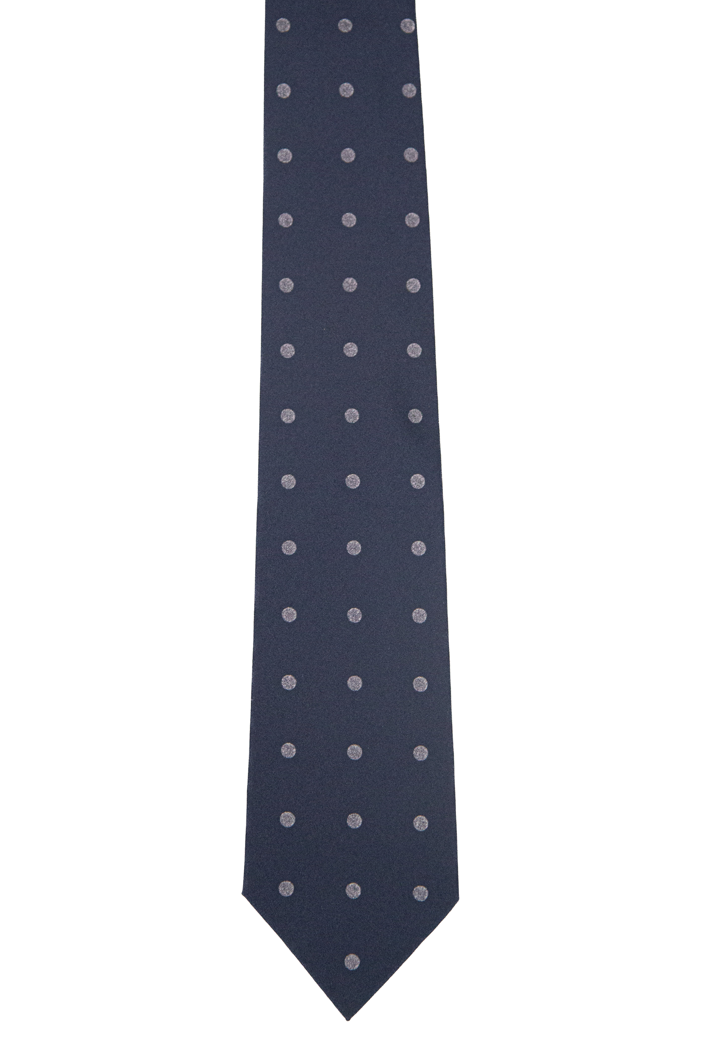 blue dotted tie